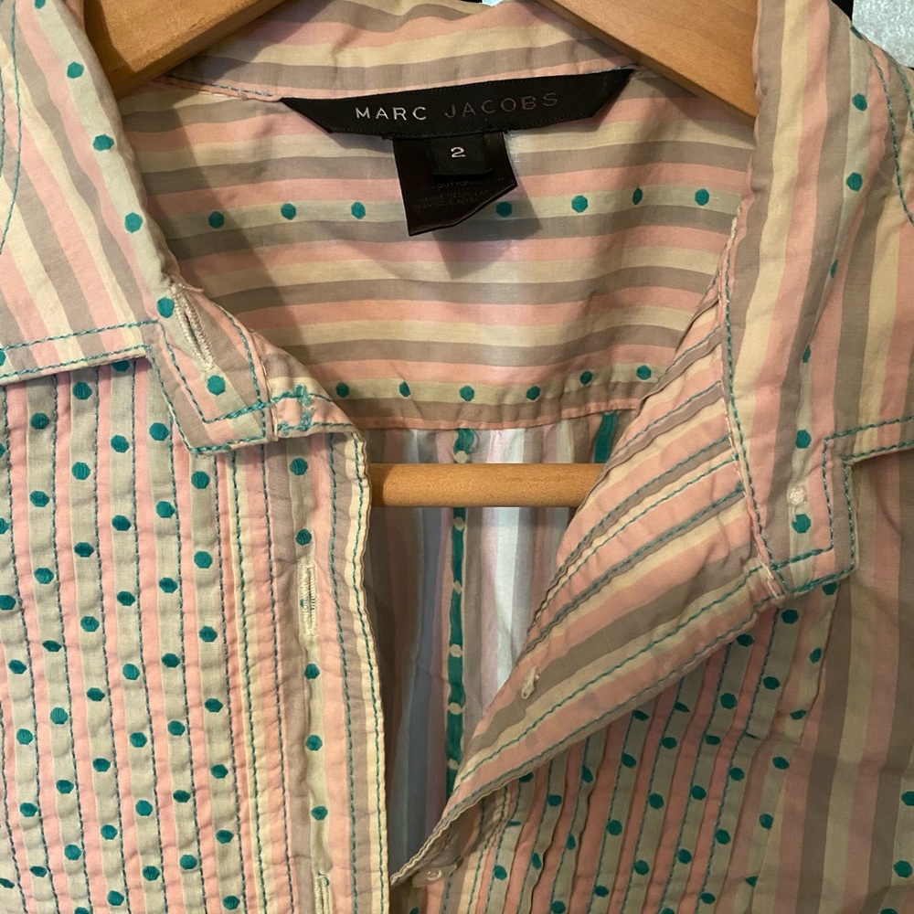 Marc by Marc Jacobs short sleeve blouse